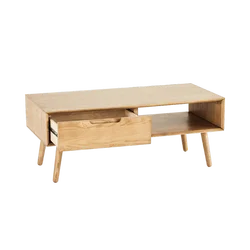 Modern Wooden Table Bed Side Desk Laptop Stand Food Tray Table Sofa Couch Chair Living Room Furniture Coffee Table White Ash
