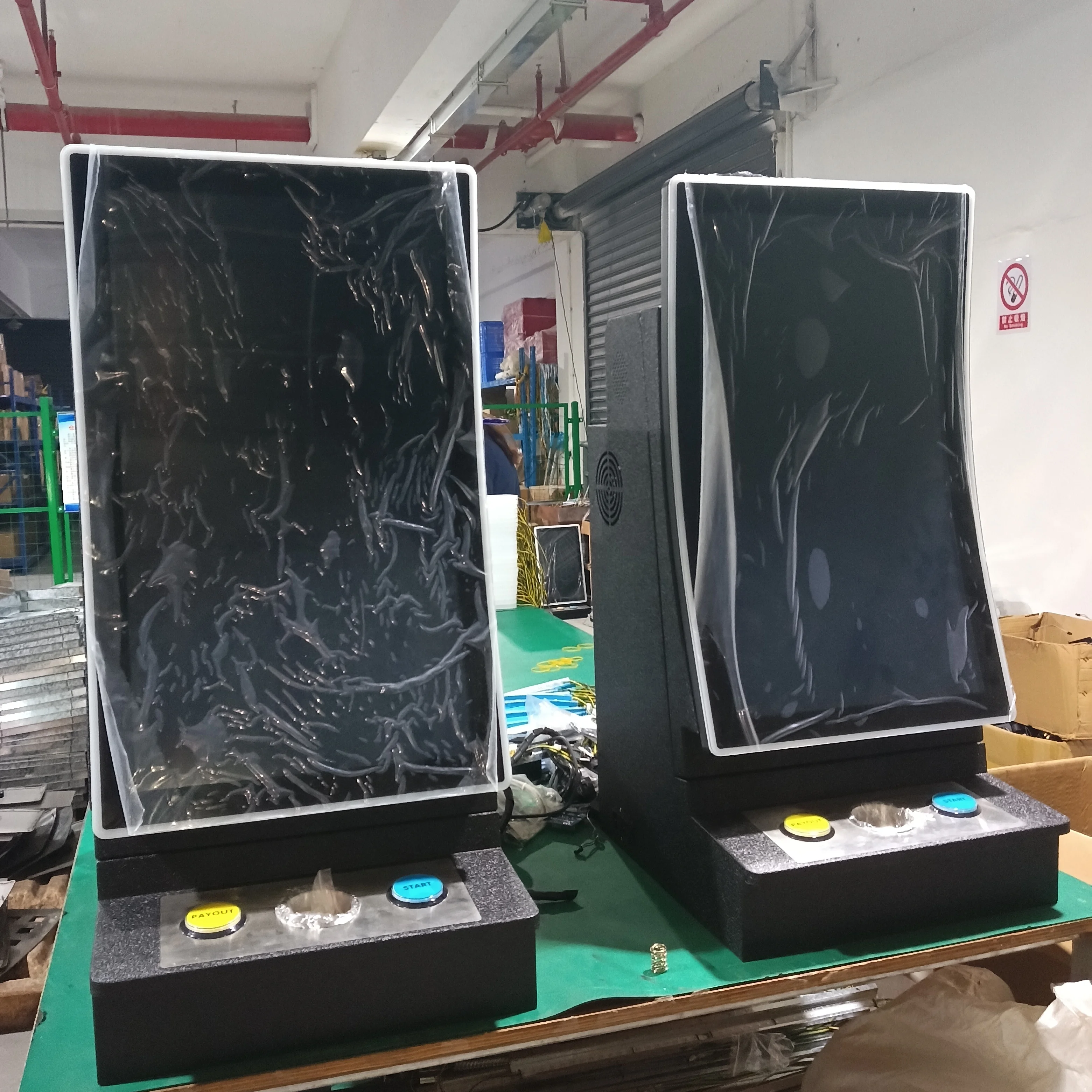 High Quality C Type Bartop Metal Cabinet 27 Inch Touch Screen Mini Arcade Skill Game Machine