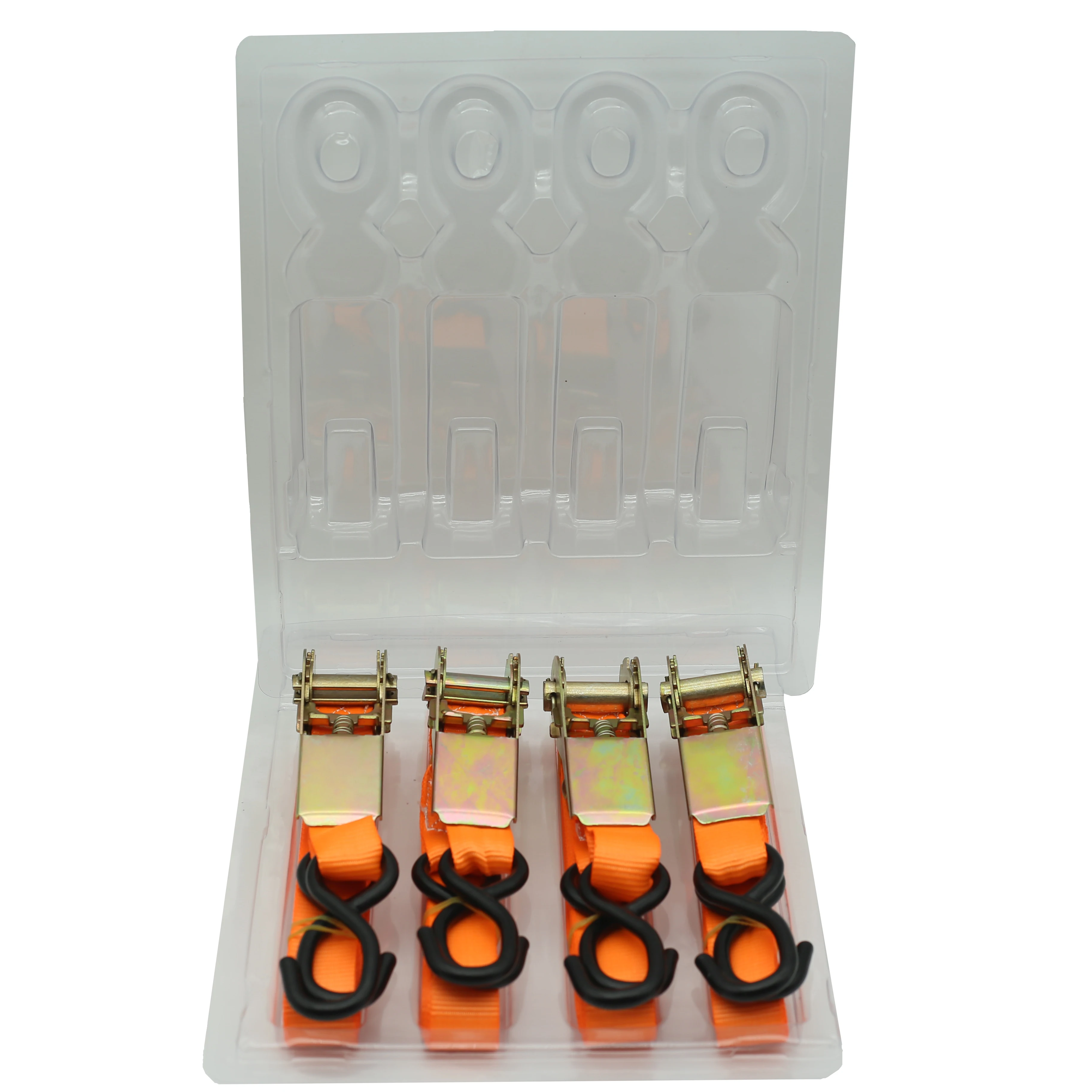 1x15 orange blue 4pack ratchet tie down bulkbuy 4pk ratchet strap tie down set buckle cargo 4pk webbing ratchet tie down set