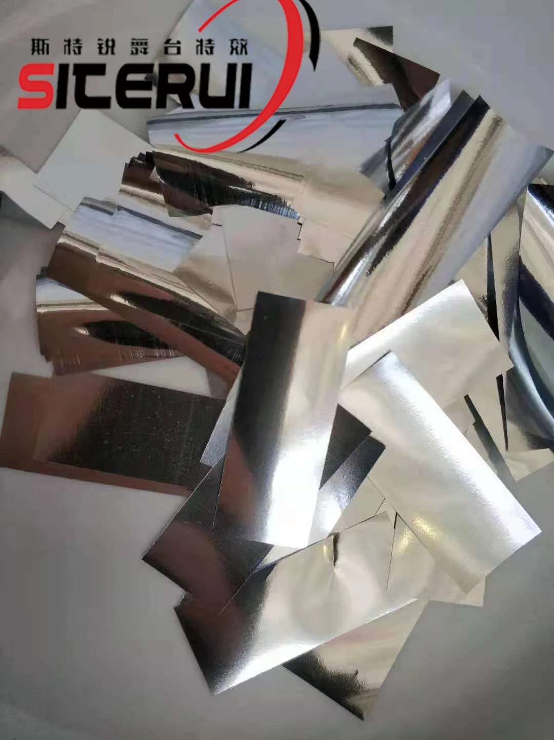 confetti ribbon color paper silver confetti