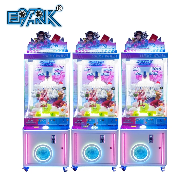 Top Quality Earn Money Coin Operated Lucky Wheel Clip Prize Game Machine Clamp Gift Game Machine Claw Machine