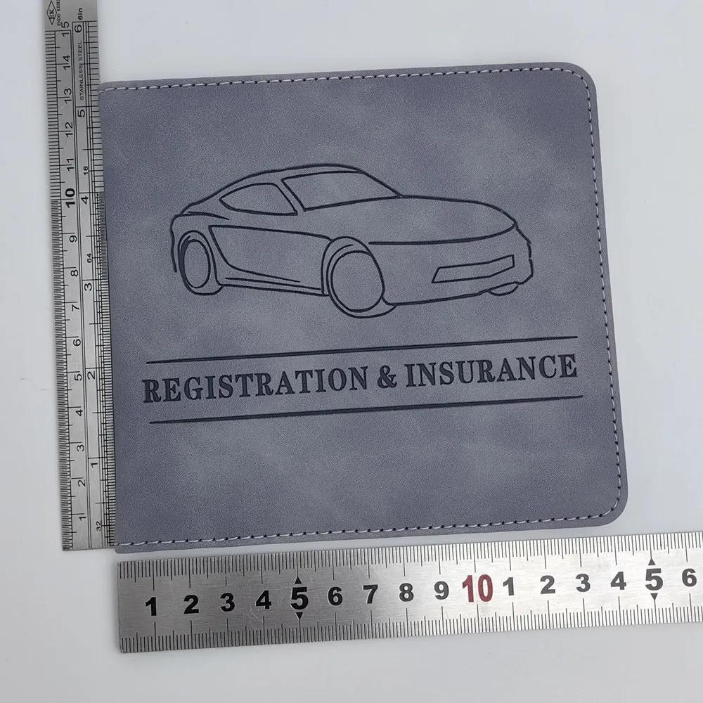 Wholesale Magnetic Closure Car Document Organizer Car Registration & Insurance Card Holder Wallet for Auto Vehicle Paperwork