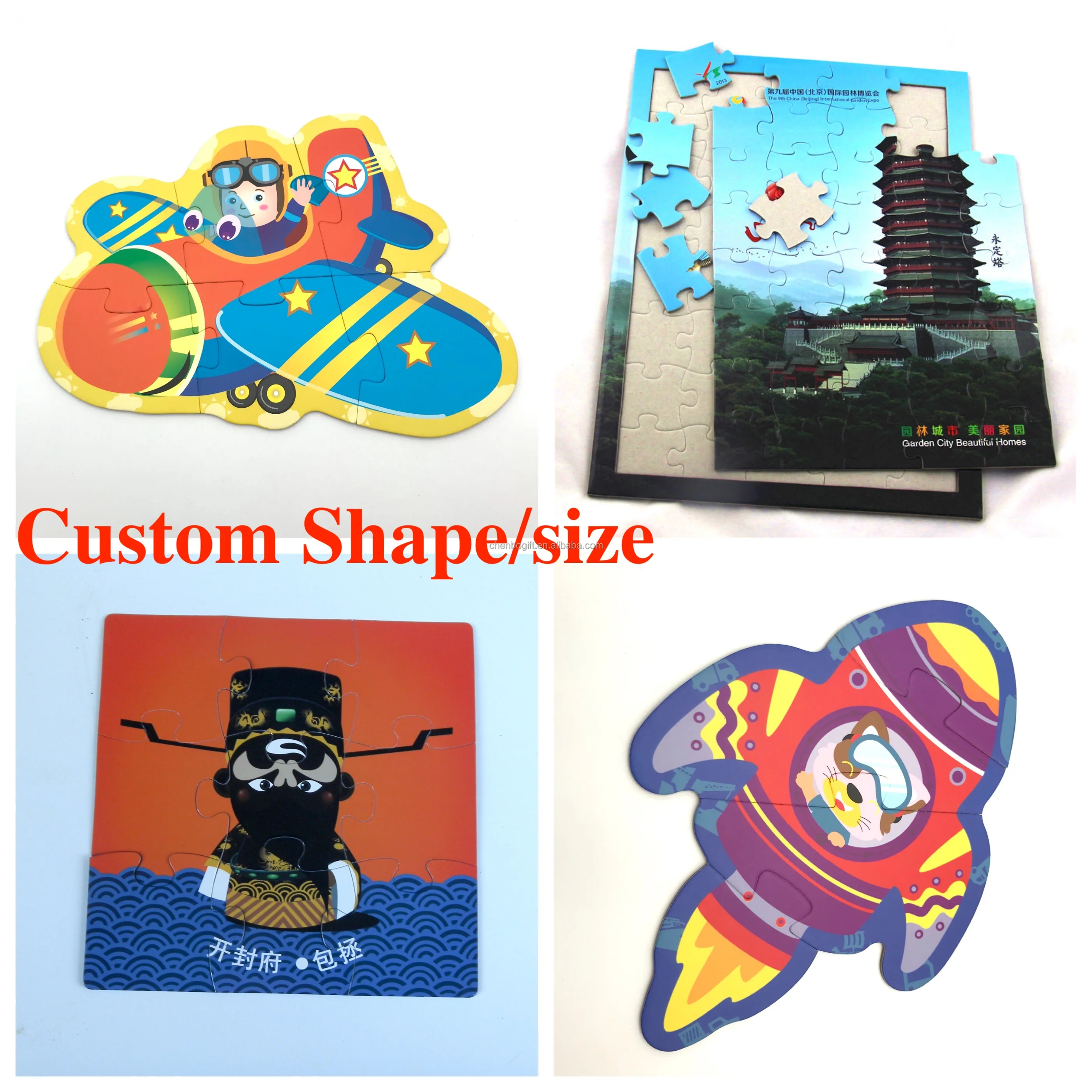 custom made children DIY card board Paper 3D Three-dimensional Puzzle KIDS Toy Gift , 3d diy chair paper puzzle