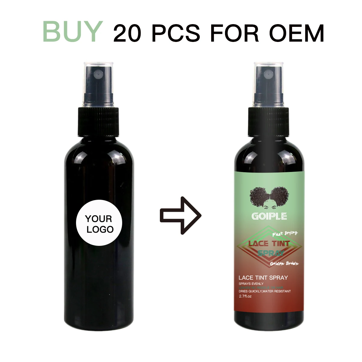 Private Label Dye Natural Wig Dyeing Spray For Lace Wigs Closure Front Hair Color Scalp Hide Wig Knots Concealer Lace Tint Spray