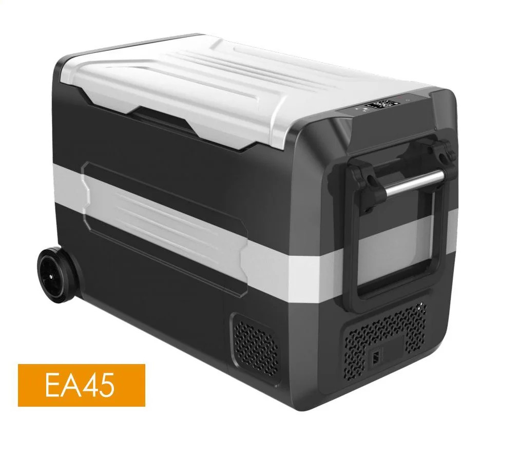  Fast Freeze to -20 Interllectual double Temp Zone compressor Car fridge / freezer refrigerator for camping