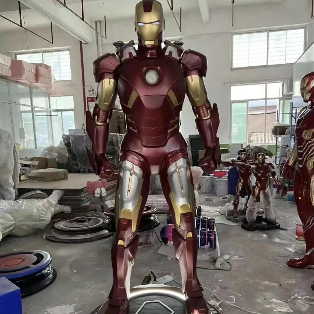 best selling Iron Man statue famous marvel anime character sculpture action figure home decor