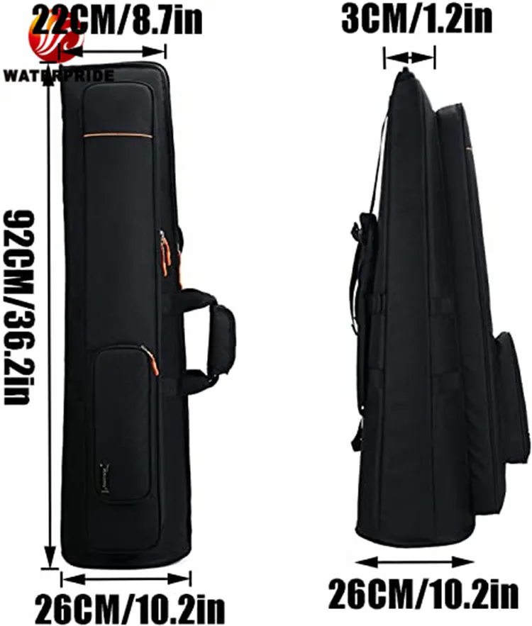 Customize Backpack Water Proof Trombone Case Tenor Trombone Gig Bag  Oxford Cloth Carry Bag Trombone Bag