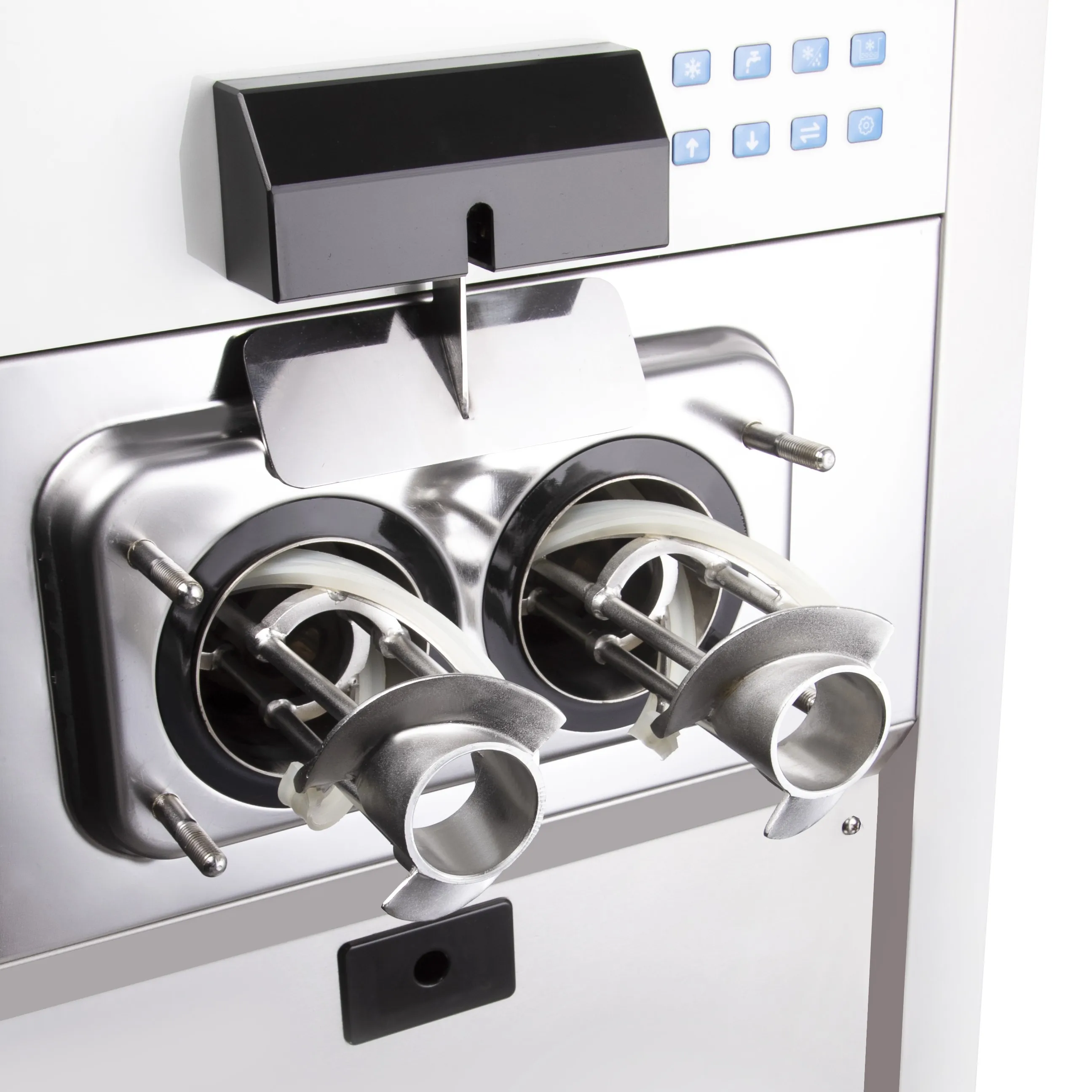 SPACE Mini 2+1 Mixed flavor Table top soft ice cream frozen acai making machine for Cafe