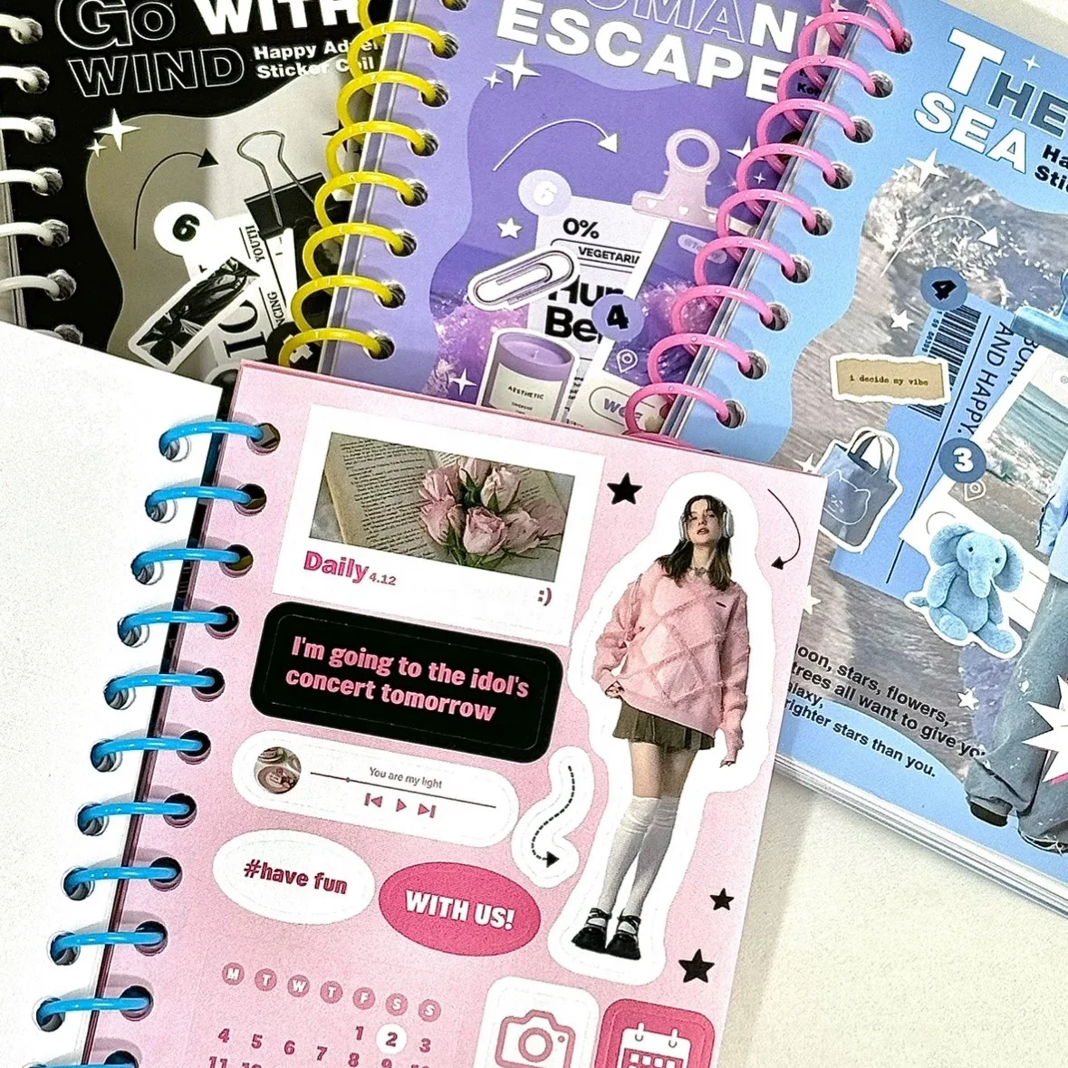 Customized high quality cute sticker book sticker set printing