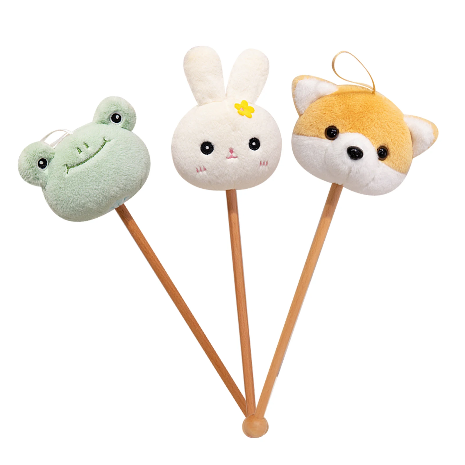 Custom High Quality Cute Plush Massaging Stick Comfortable Stuffed Animal Toy for Relaxing Massages