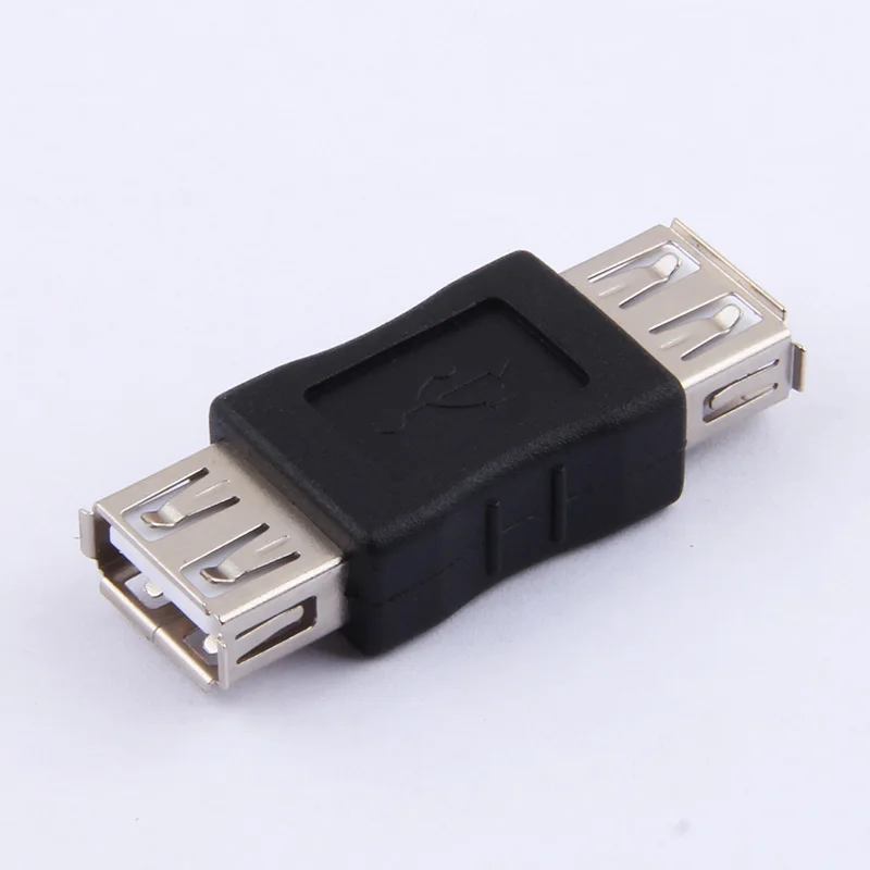 Vnew top selling Nickel Plated USB A female to A female adaptor Connector for LAPTOP