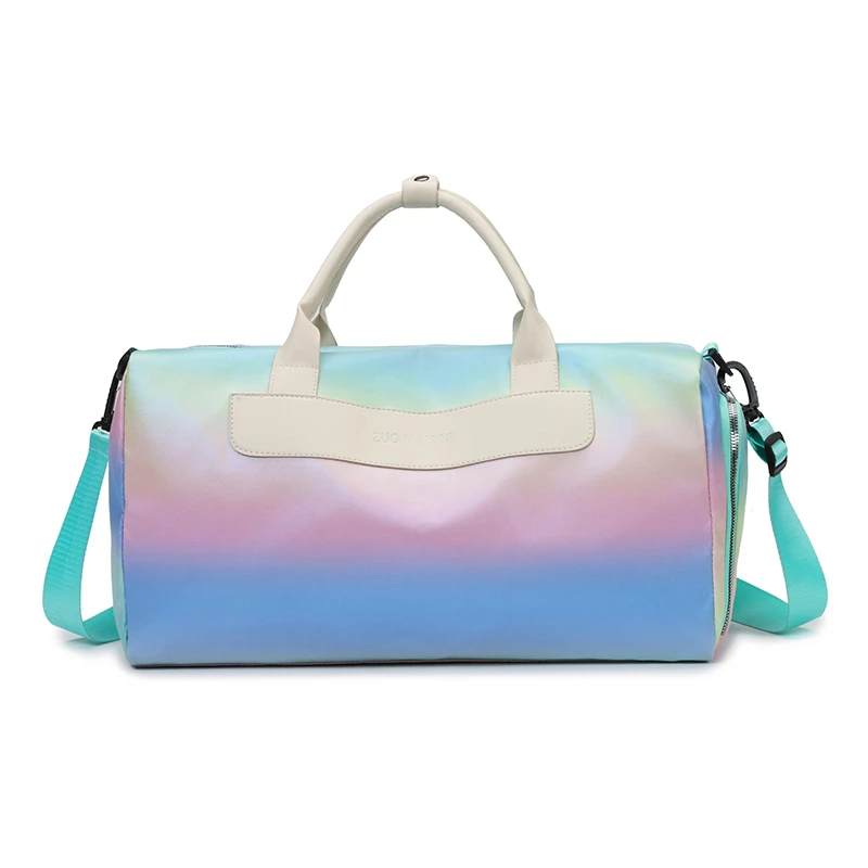 The new gradient large-capacity travel bag dry and wet separation storage bag independent shoe warehouse luggage bag