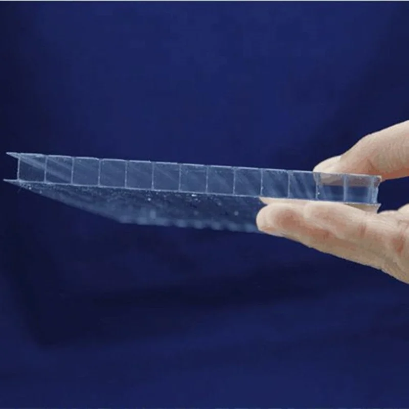 Price of Clear Transparent 6mm Thick Twin Wall Hollow Polycarbonate Sheet