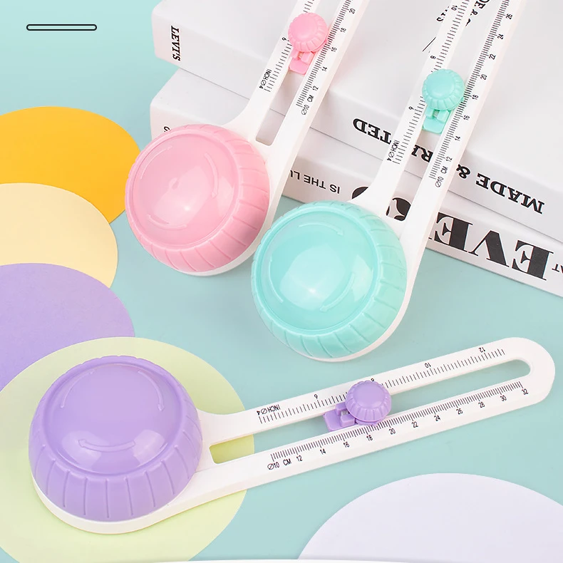 Circular Paper Cutter Scrapbook Cards Circle Shape Cutter DIY Round Cutting Knife 360 Rotary Circle Cutter