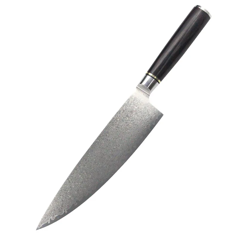 Professional high quality Damascus chef knife in stock