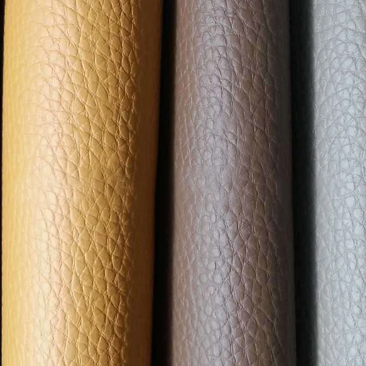 soft  woven red faux leather  for making bags