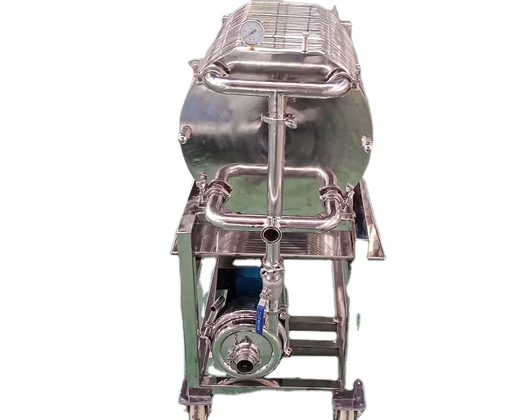 Stainless Steel Liquor Filter Wine Filter Sake Filter Press Machine