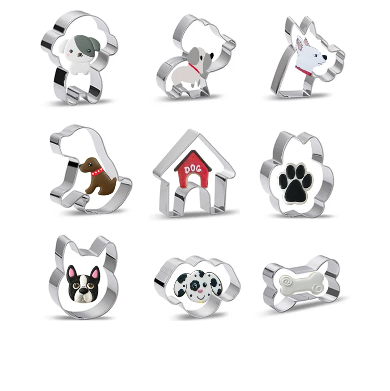 
Hot selling Cookie Cutter stainless steel cookie cutter for Cartoon pet dog cookie mold 