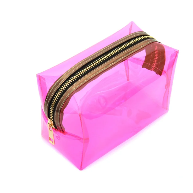 Promotion Gift Yellow Plastic Candy Package PVC Cosmetic Bag