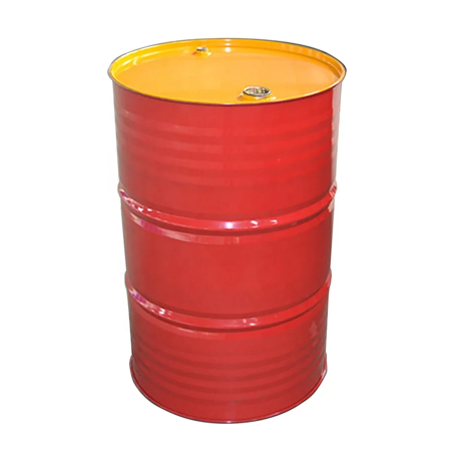 order direct 200kgs 200 liter new tight head type thick blue steel drum for crude oil