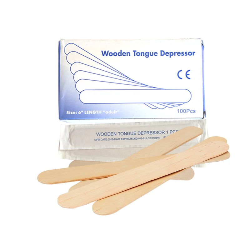 personalized beauty spatula wax spatula stick wooden tongue depressor