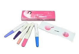 Fast pregnancy test kit HCG midstream