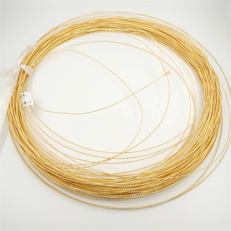 Plating gold 18K Copper Wire wrapped pendant Decorative pattern jewelry supplies making bracelet accessories Wire