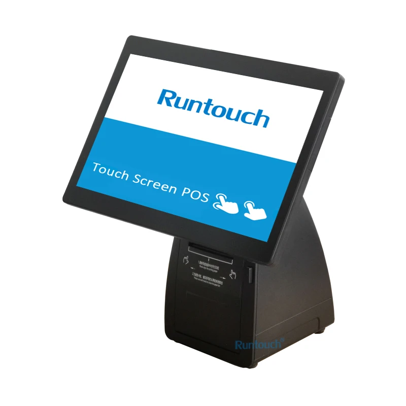 Настольный терминал для продажи вещей на Windows 10 POS-терминал с 80 мм принтером считыватель штрих-кодов NFC оплаты