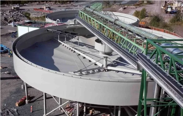 China Toncin automatic coals metal ore feed pulp tailing thickener treatment high rate central drive thickener