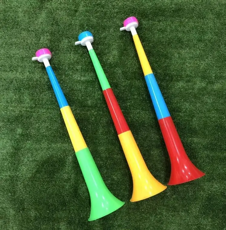 2022 new Cheering Atmosphere Props Football Soccer Fans Plastic Air Horn Trumpet Event Party Supplies