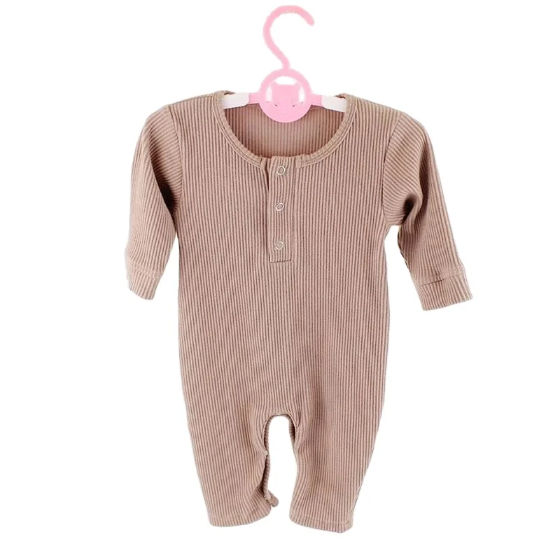 
Ribbed baby bamboo clothing wholesale newborn baby clothes romper gowns 