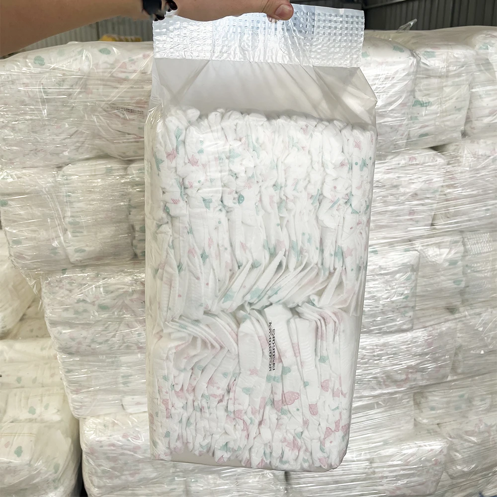 wholesale premium quality bales cute baby diaper factory rejected diapers/nappies xxxl size baby diapers China