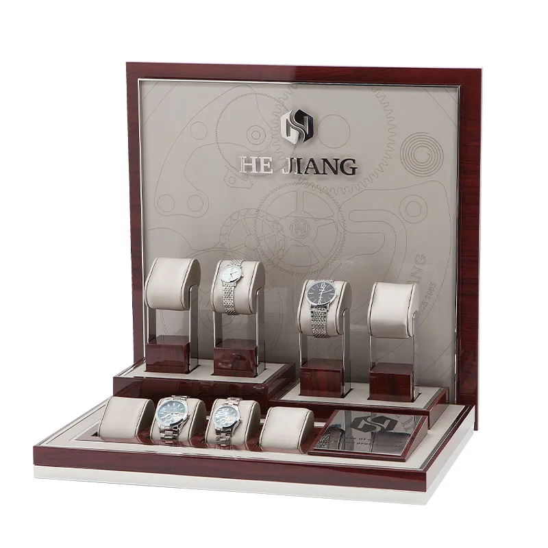 OEM/ODM Wood Watch Display Custom Wrist Watch Display Stands Luxury Watch Stand