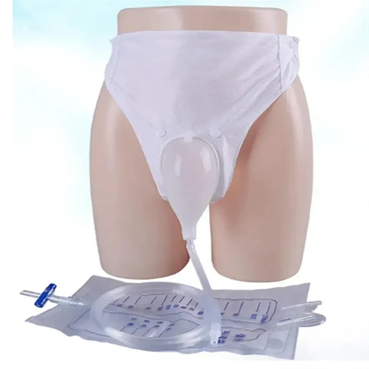 2000ML 1000ML incontinencia urinaria female male urine drainage bag silicon reusable bladder bag for urine