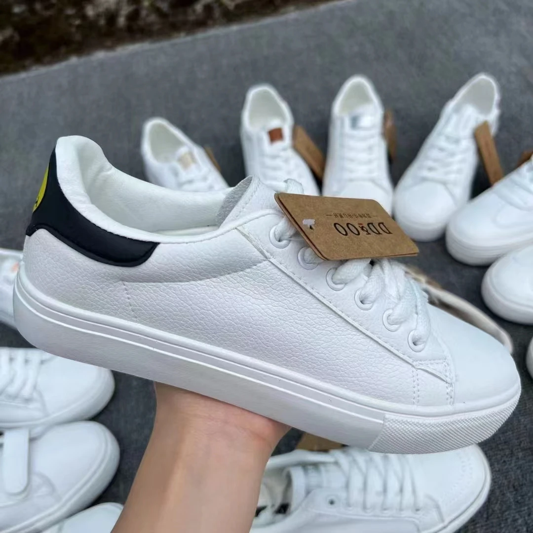 Factory Wholesale Cheap Non-Slip Lace Up Sneaker Rubber Shoes For Women Shoes Stock