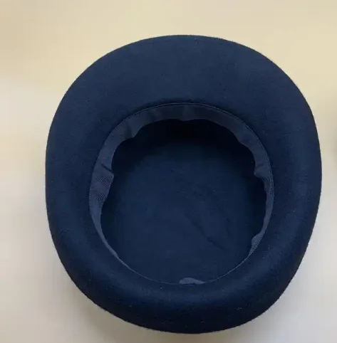 Custom High Quality Formal 100% Wool Fashion Wide Brim Women Men Pork Pie Hat Black Bowler Derby Porkpie Top Parade Bowler Hat