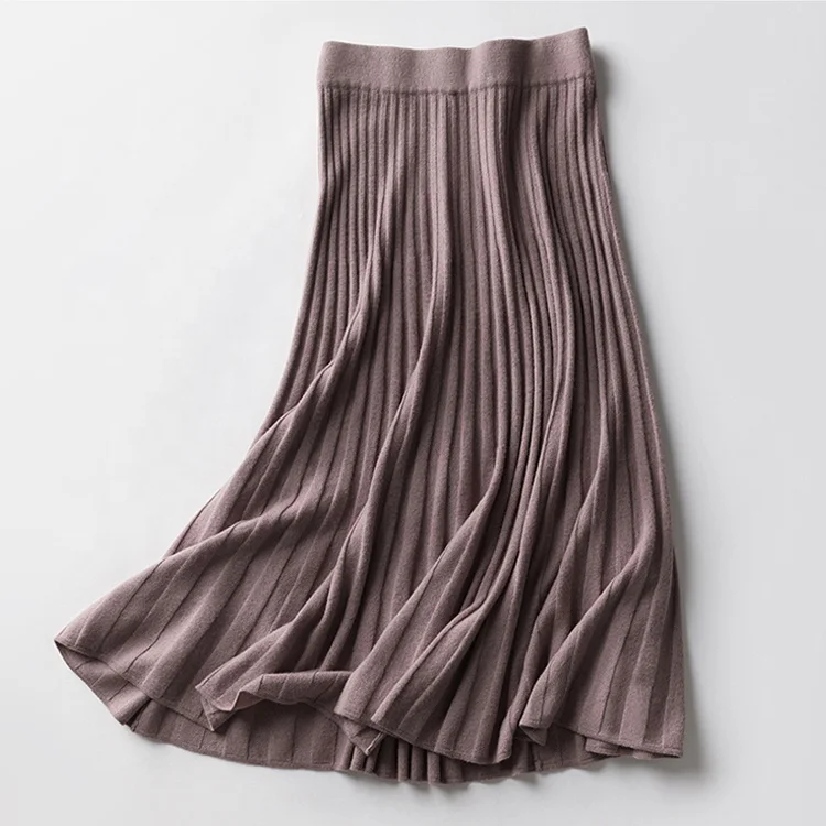 Ladies autumn winter knitted long fashion rib skirt women sweater lady sweater wool cashmere knit