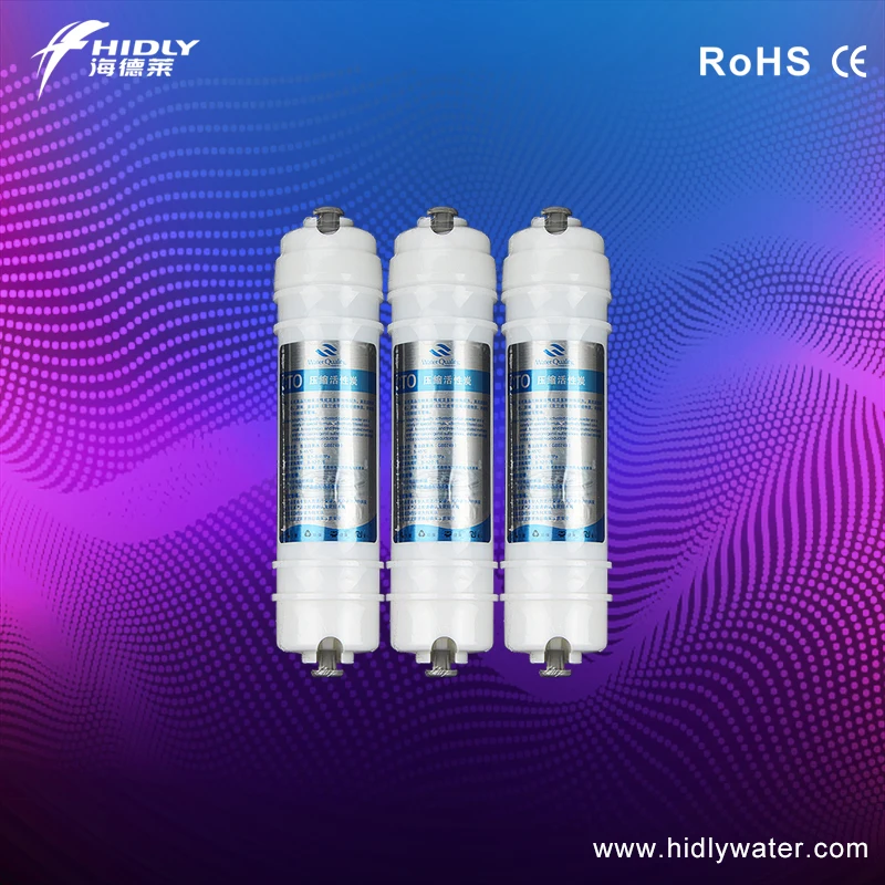 
10 inches Inline CTO Replacement 5-10 mirrcon water filter element cartridge 