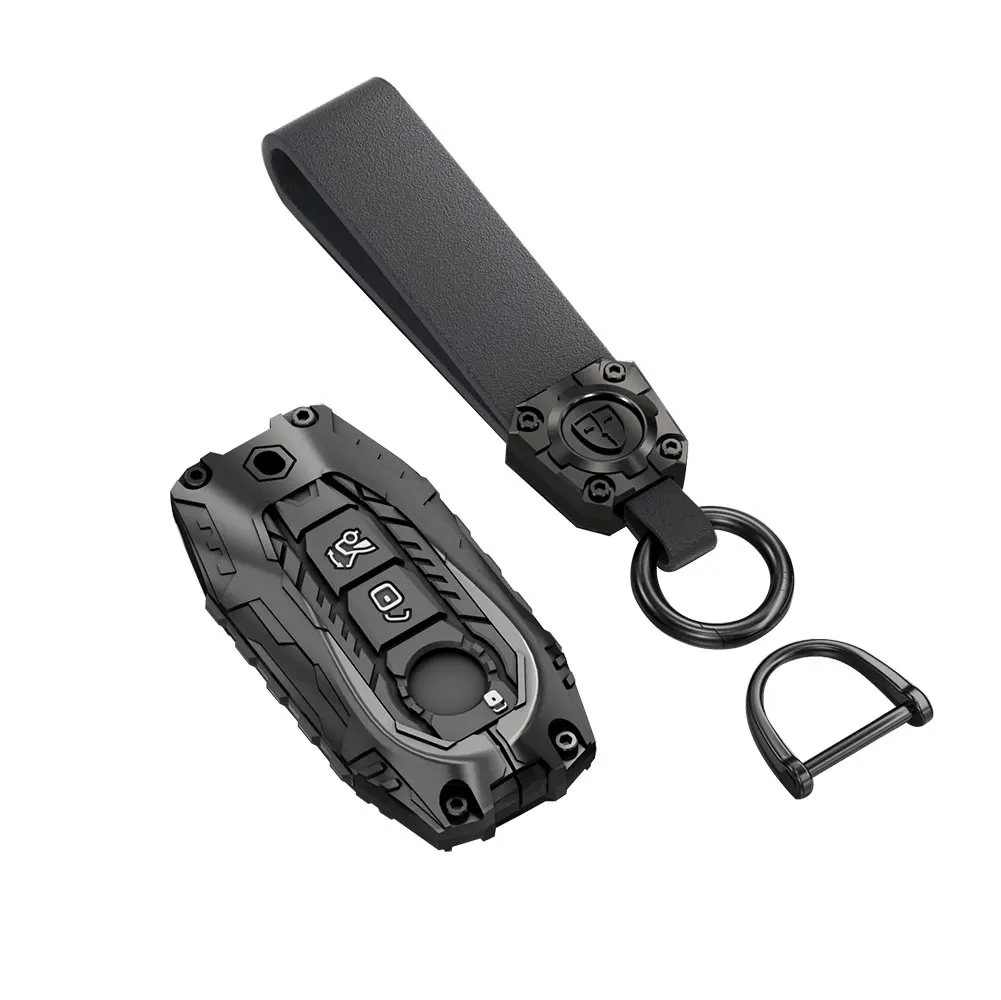 Fit for Mercedes Benz C-class S-class E-class AMG G63 GT coupe EQS 53 car key fob case cover housing with keyring