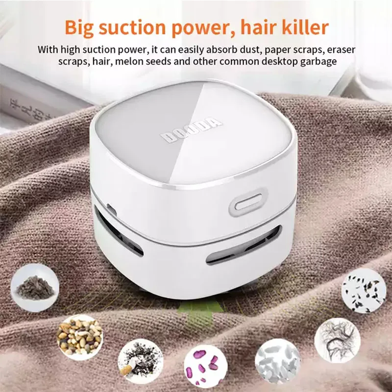 New Arrivals Cross-border Hot Selling Large Suction Desktop Cleaner Mini Portable Lower Car Sweeper Desktop Dust Cleaner