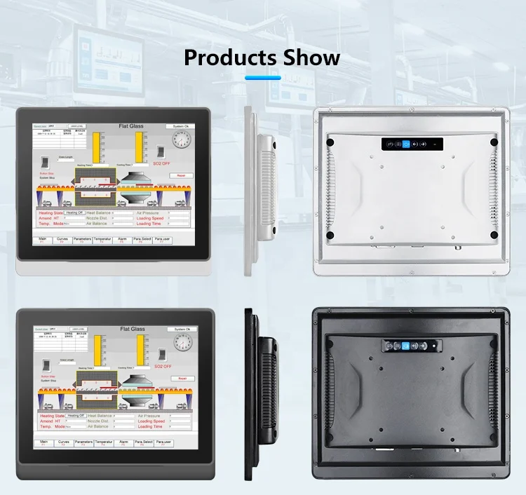 Touchthink 10.4 Inch Ip66 Waterproof Industrial Grade Resistive Touch Screen Lcd Monitor For Automated Textile Machine