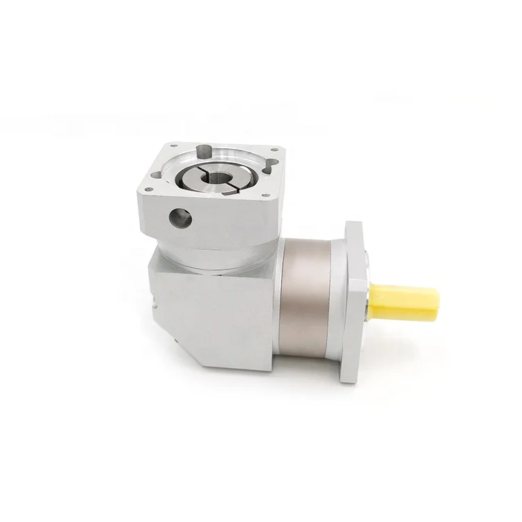 Right Angle 90mm Output Flangle Precision Planetary Gearbox 90 Degree High Efficiency Speed Reducer for Stepper and Servo Motor