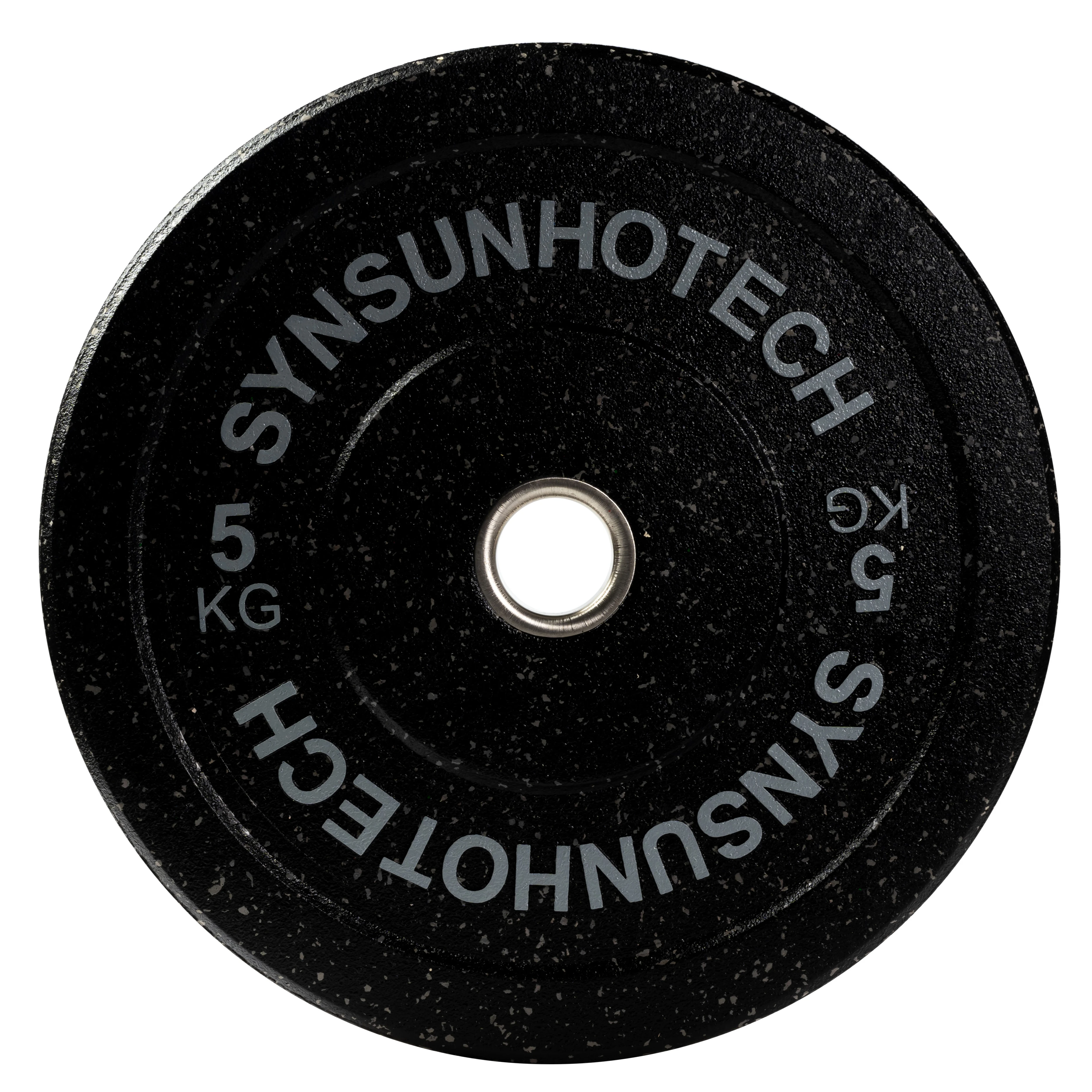 Crumb Weight Lifting Plates Black Hi Temp Rubber Colored Dots Free Weights Bumper Plates