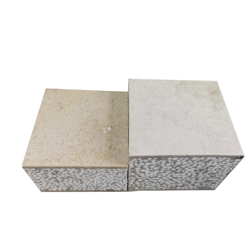 Fiber Cement Board for EPS Sandwich Panel 610*2440*50 75 100 125mm Calcium Silicate Board Fireproof Panel