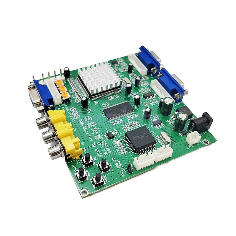 CGA/EGA/YUV TO VGA converter board for POG Game PCB Video Good Quality GBS Conversion Board