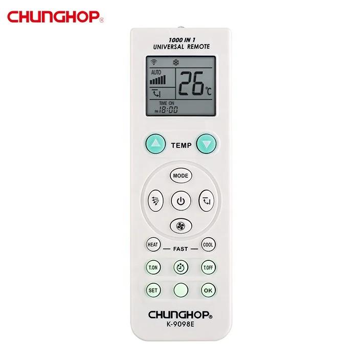 K-9098E universal a/c ir controller air conditioner remote control for gree ac