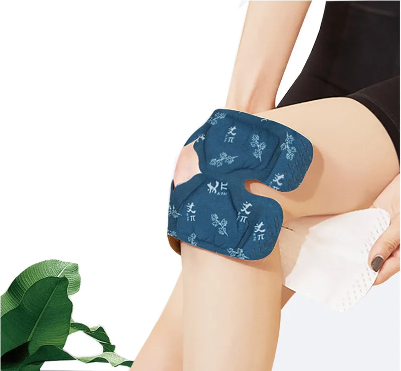 Manufacturer Effectively Relax Muscles Herbal Extracts Knee Joint Pain Patch Mugwort Pain Relief Knee Warmer Patch