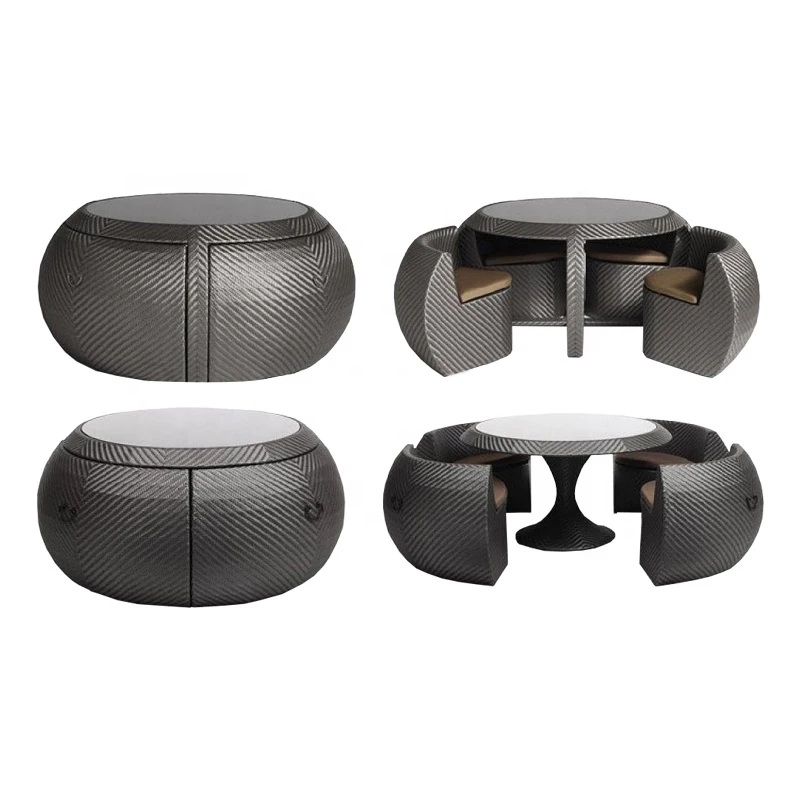 Популярная плетеная уличная мебель для сада, досуга, патио, 2021