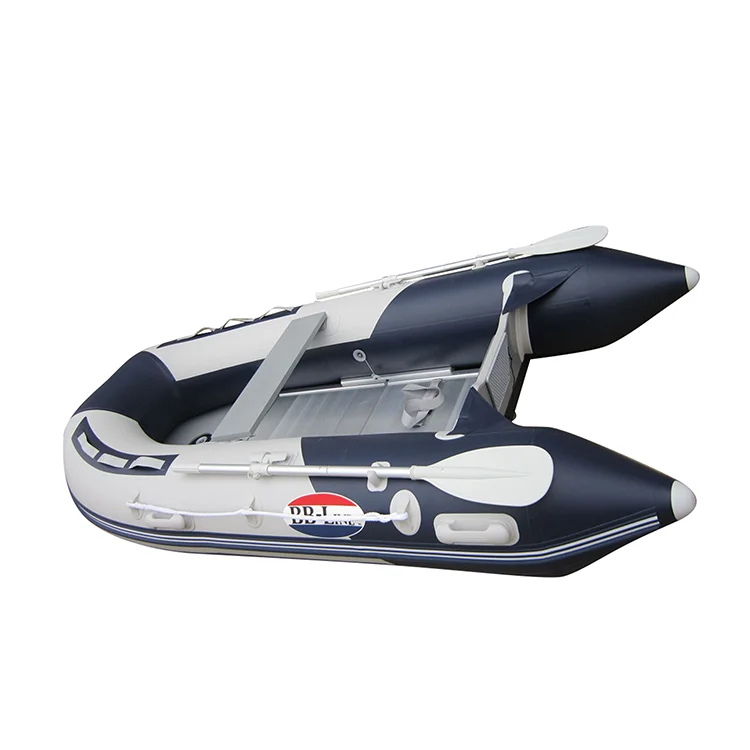 one person hypalon inflatable boat with motor