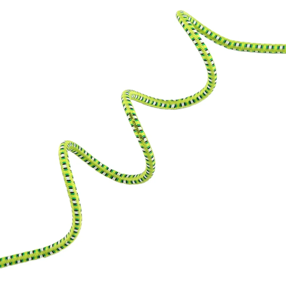 1/4 Bungee Cord Elastic Patterned Rope 6mm 8mm 12mm
